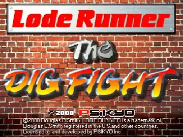 Lode Runner - The Dig Fight (ver. A) (Japan)-MAME 2003